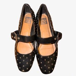 Dolce Vita Black Studded Flats